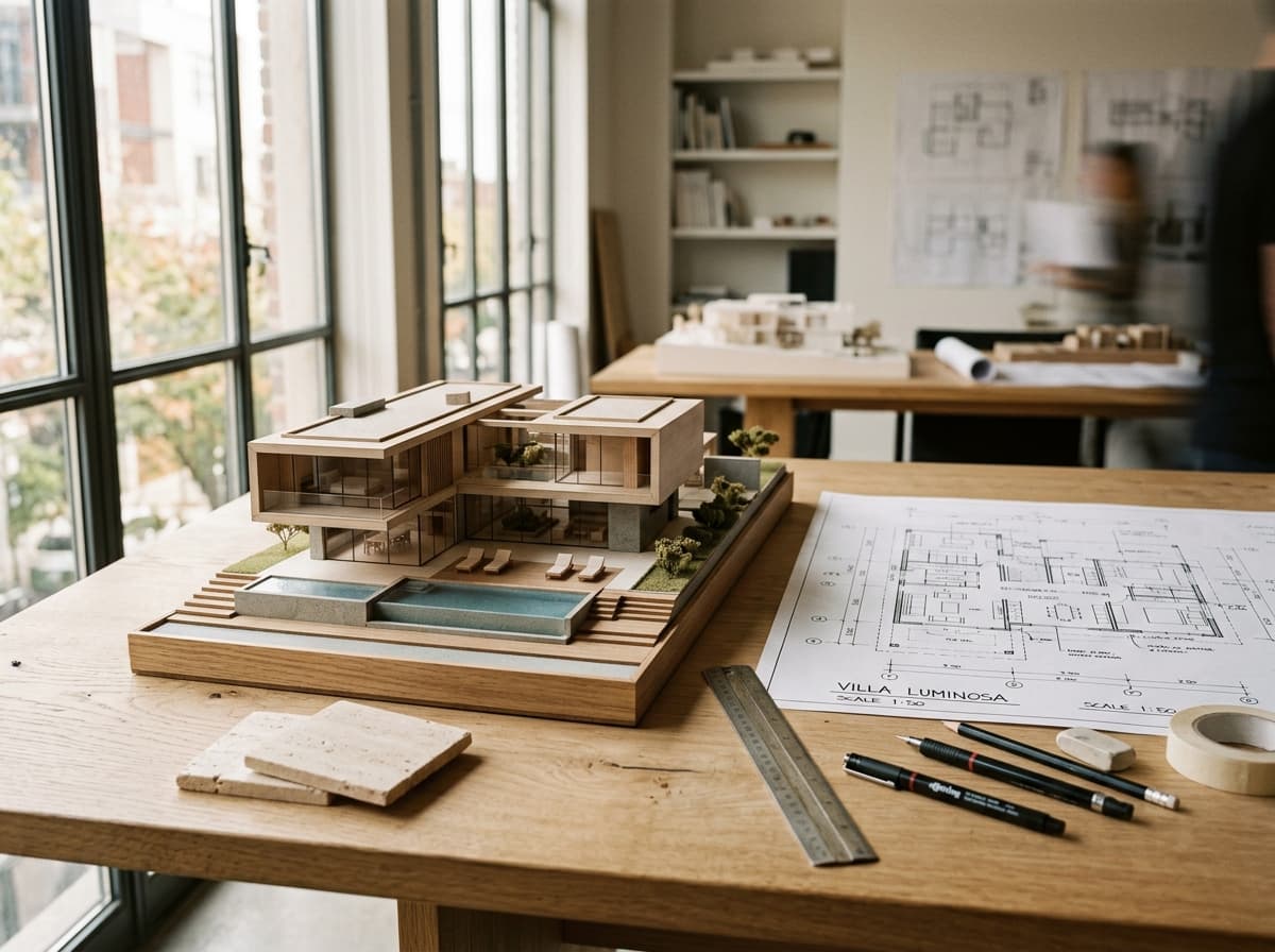 Architectural advisory blueprint and design model in Lucknow