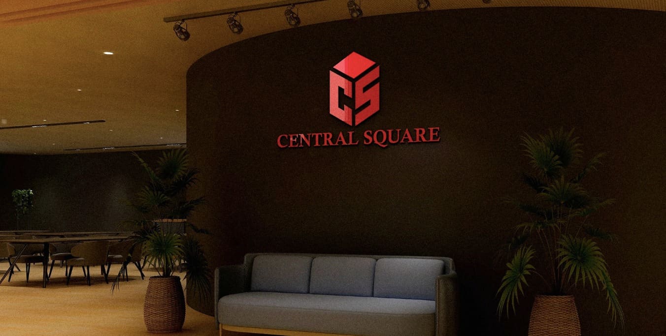 Contemporary corporate commercial complex with expansive glass facade in Lucknow