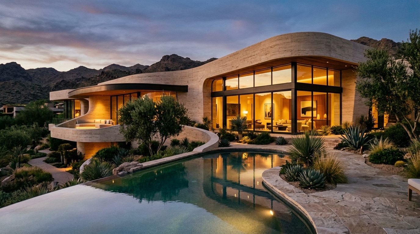 Ultra-luxury modern organic architectural estate in Lucknow